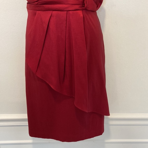 CHETTA B Deep Red Evening Dress Sleeveless in Size 8 - Picture 8 of 9